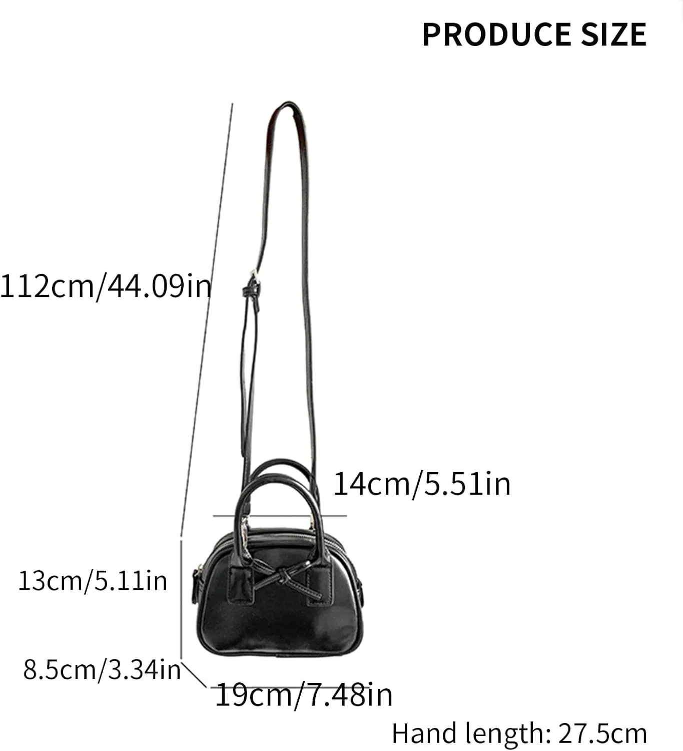 Creative Bows Aesthetic Shoulder Bag PU Leather Handbag Stylish Crossbody Bags Casual Satchel Purse For Everyday Use