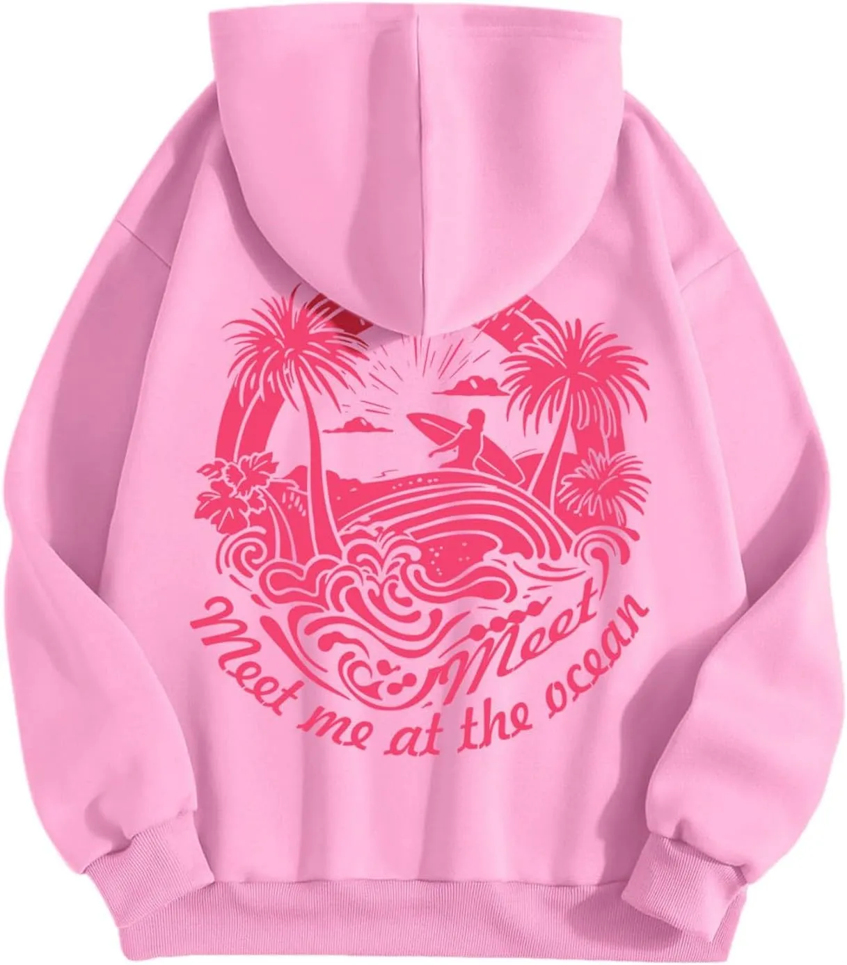 Cute 2 Piece Outfits for Women Teen Girls Preppy Puff Casual Hoodies Pockets Drawstring Pullover Oversized Sweatpants