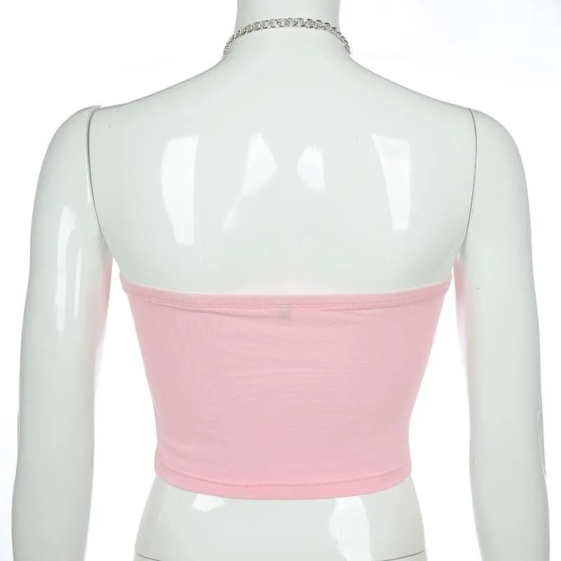 Cute & Psycho Halter Top
