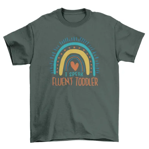 Cute Heart Rainbow Tee