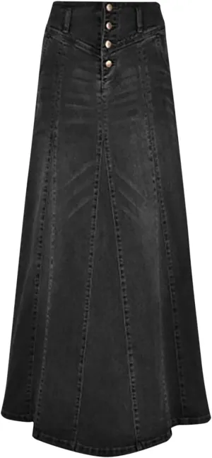 Denim Skirts for Women Stretch Denim Skirt Ladies Pencil Jeans Skirt Bodycon Slimming Long Skirt Knee Length Pencil Skirt