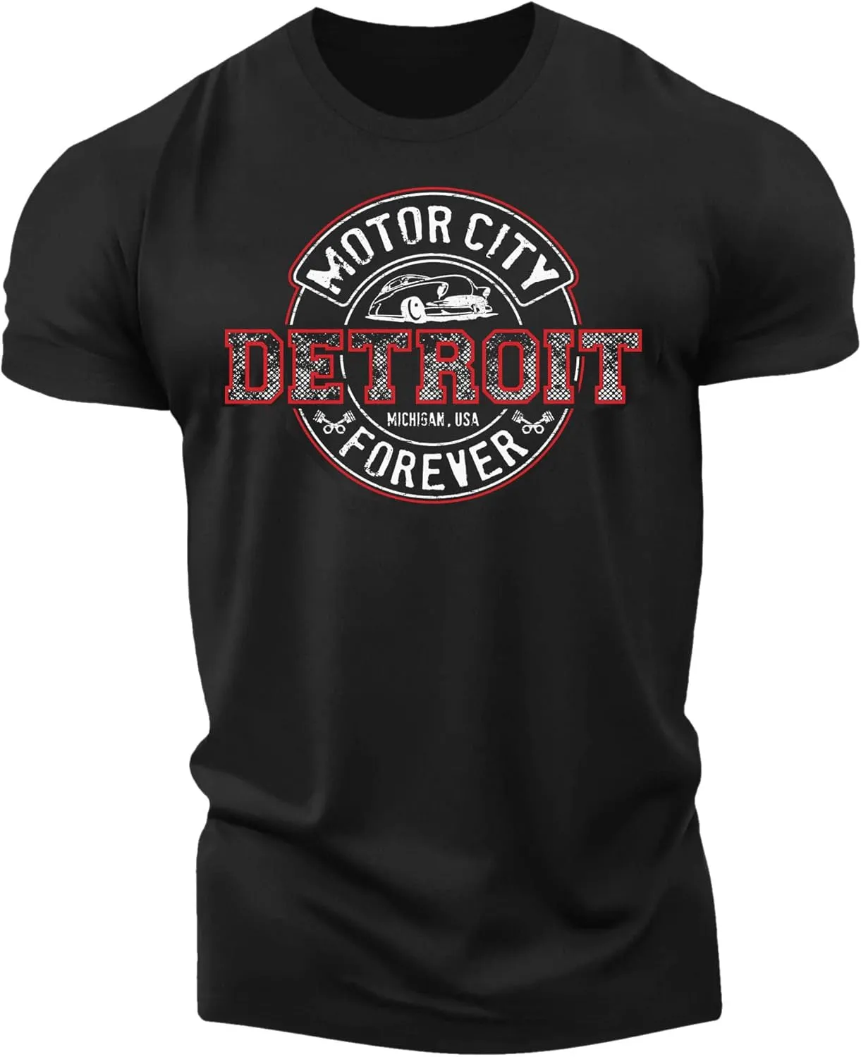 Detroit Shirts for Men by Detroit Rebels T-Shirt Brand. Motor City D Apparel.