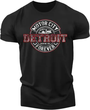 Detroit Shirts for Men by Detroit Rebels T-Shirt Brand. Motor City D Apparel.