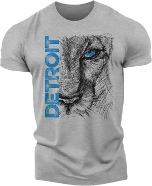 Detroit Shirts for Men by Detroit Rebels T-Shirt Brand. Motor City D Apparel.