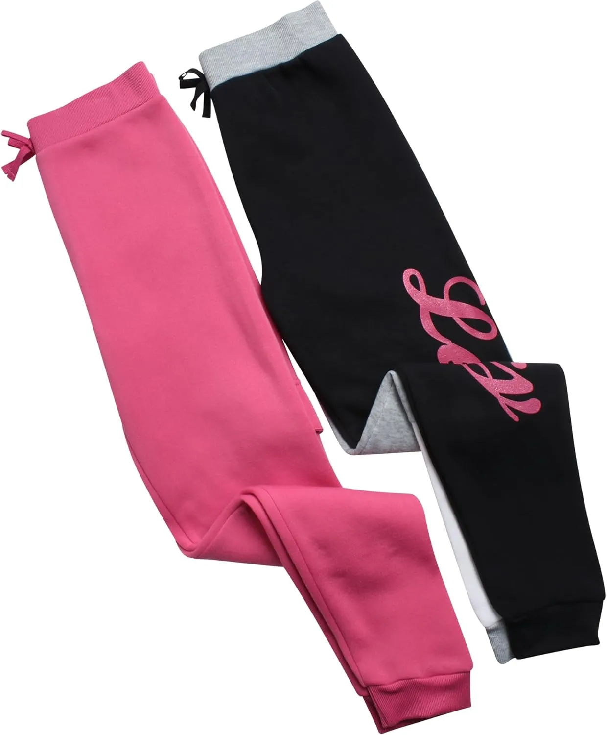 Dreamstar Girls' Activewear Set - 4 Piece Cozy Fleece Hoodie, Short Sleeve T-shirt and Jogger Pants Set for Girls (7-16)