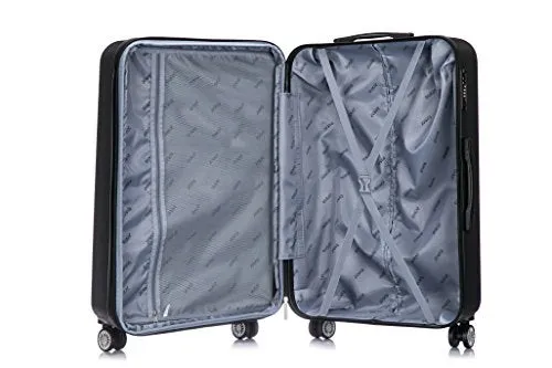 Dukap Luggage Crypto Lightweight Hardside Spinner 28'' Inches Black