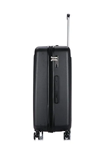 Dukap Luggage Crypto Lightweight Hardside Spinner 28'' Inches Black