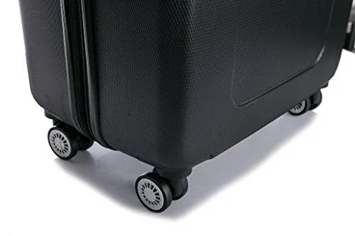 Dukap Luggage Crypto Lightweight Hardside Spinner 28'' Inches Black