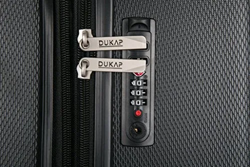 Dukap Luggage Crypto Lightweight Hardside Spinner 28'' Inches Black