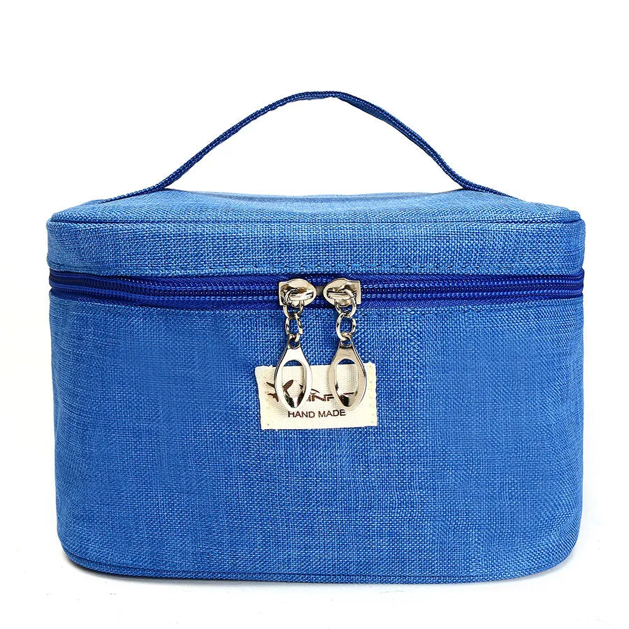 Durable Canvas Portable Travel Storage Bag - Cosmetic Makeup Organizer