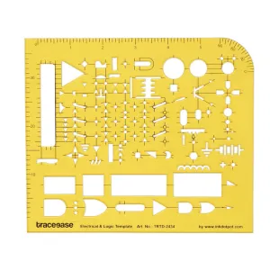 Electrical Drafting Electrical and Logic Template Drawing Stencil