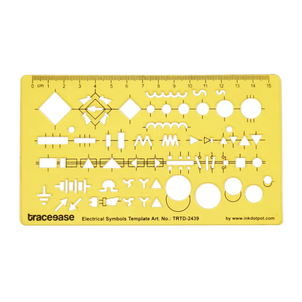 Electrical Drafting Electrical Symbols Template Drawing Stencil