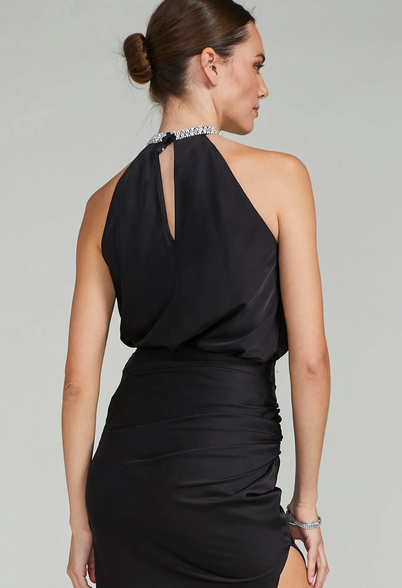Ellis Satin Halter Top