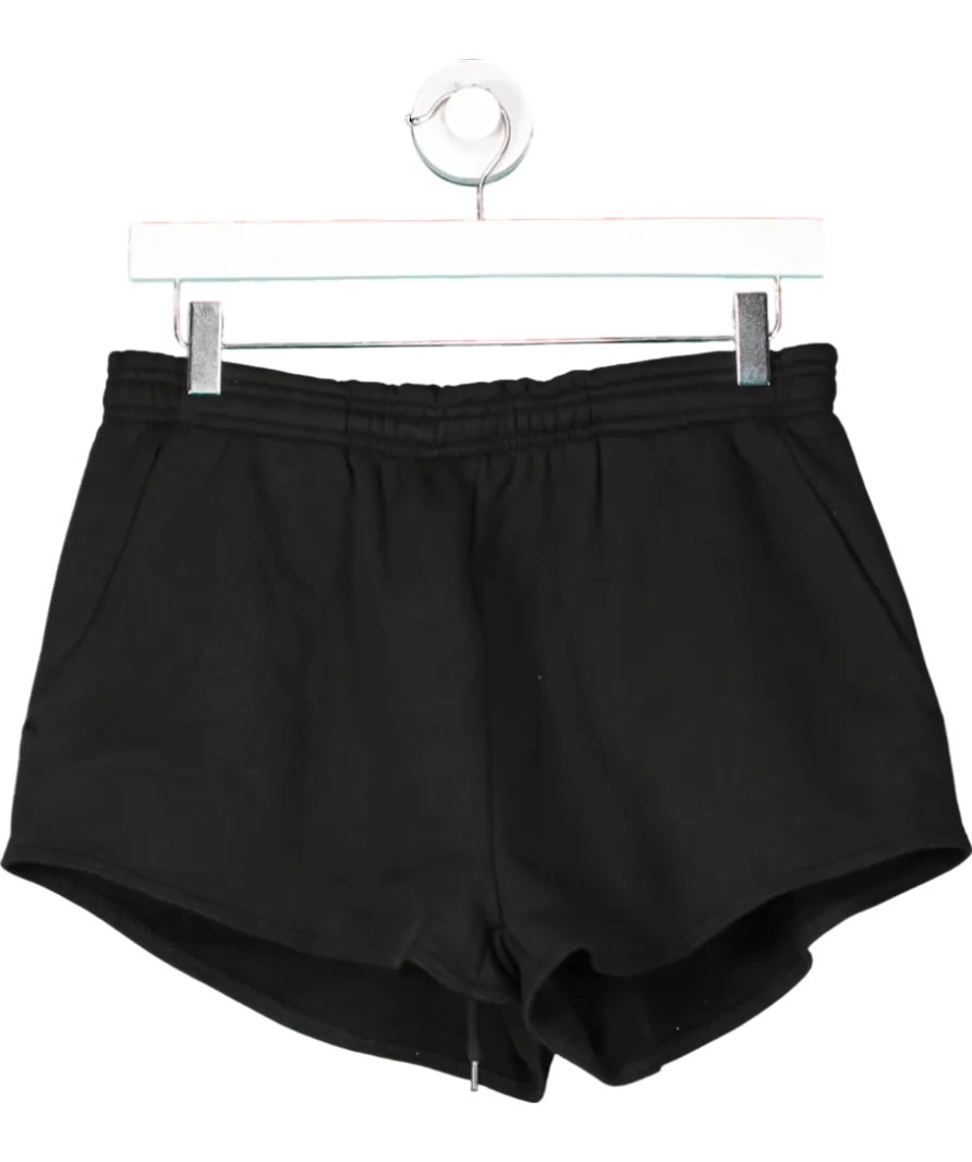 Entire Studios Black Micro Drawstring Cotton-jersey Shorts UK M