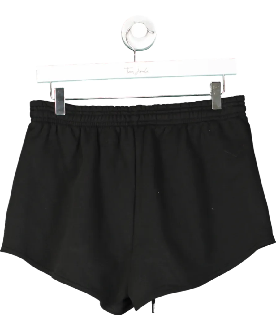 Entire Studios Black Micro Drawstring Cotton-jersey Shorts UK M