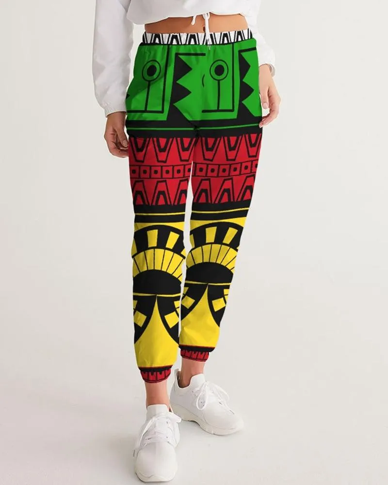 Ethnic Style Personalized Casual Print Elastic Waist Ladies Trousers