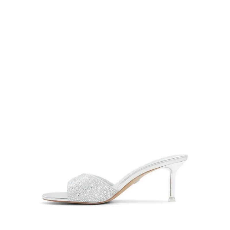 Evelyna Heeled Sandals - Silver