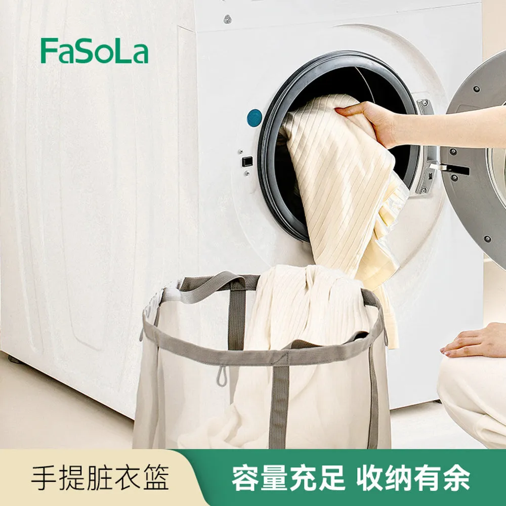 FaSoLa Portable Laundry Basket - Gray