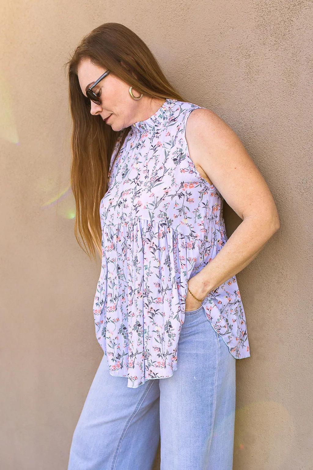 Floral Babydoll Blouse
