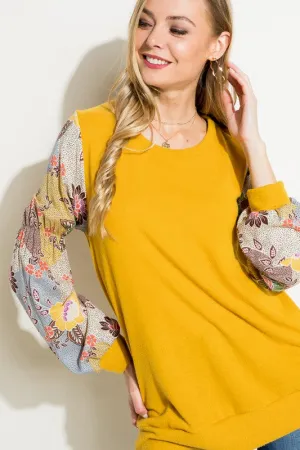 FLORAL MIX TUNIC TOP