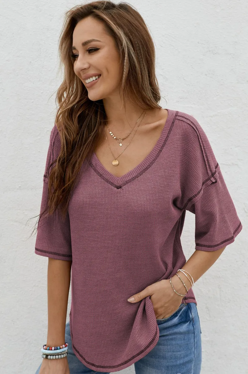 Flowy Sleeve Thermal Tee