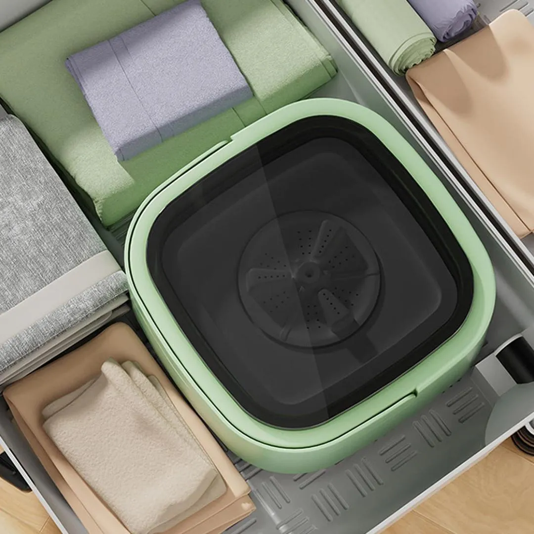 Foldable Mini Washing Machine - Portable, Compact & Travel-Friendly!
