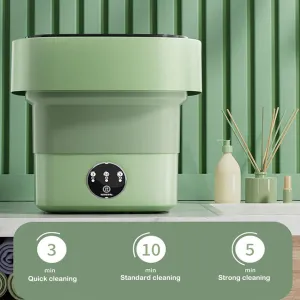 Foldable Mini Washing Machine - Portable, Compact & Travel-Friendly!