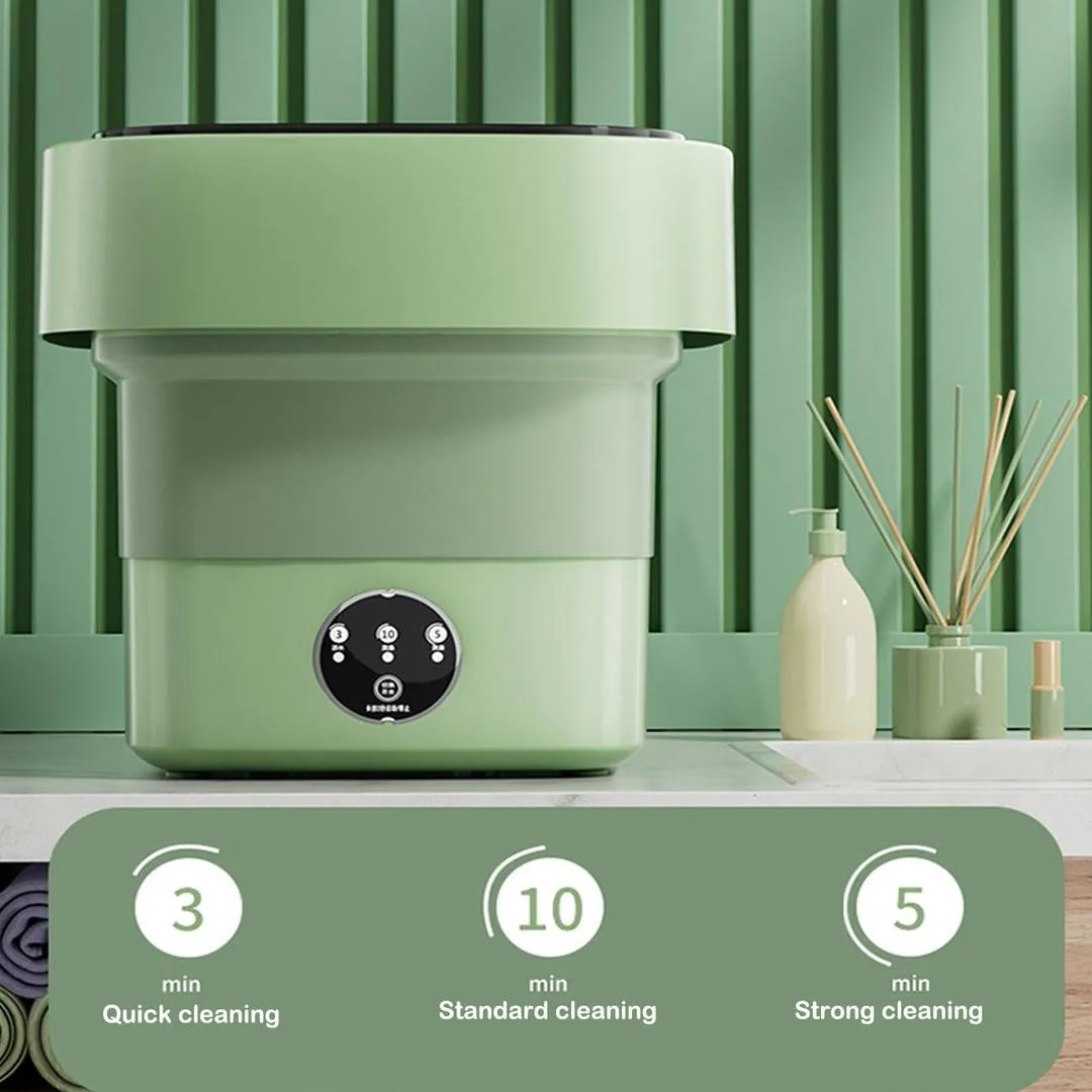 Foldable Mini Washing Machine - Portable, Compact & Travel-Friendly!