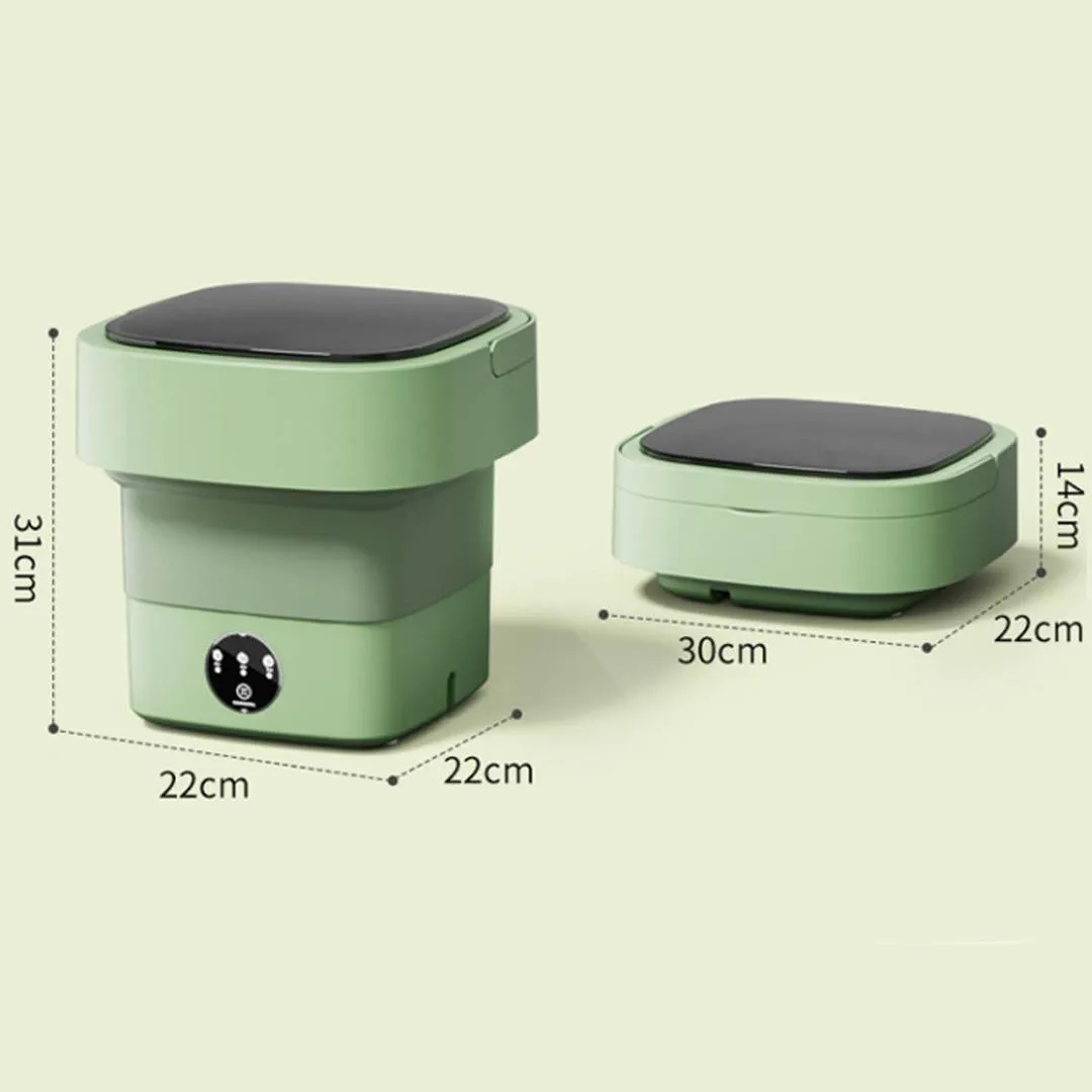 Foldable Mini Washing Machine - Portable, Compact & Travel-Friendly!