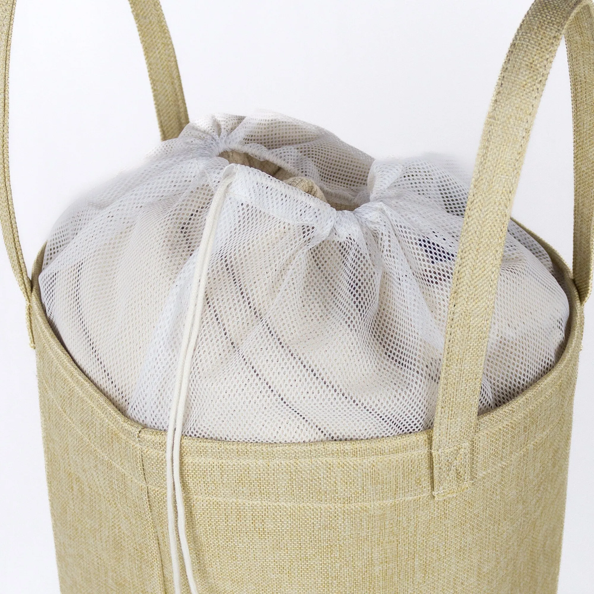 Foldable Waterproof Laundry Bin Organizer with Portable Handles