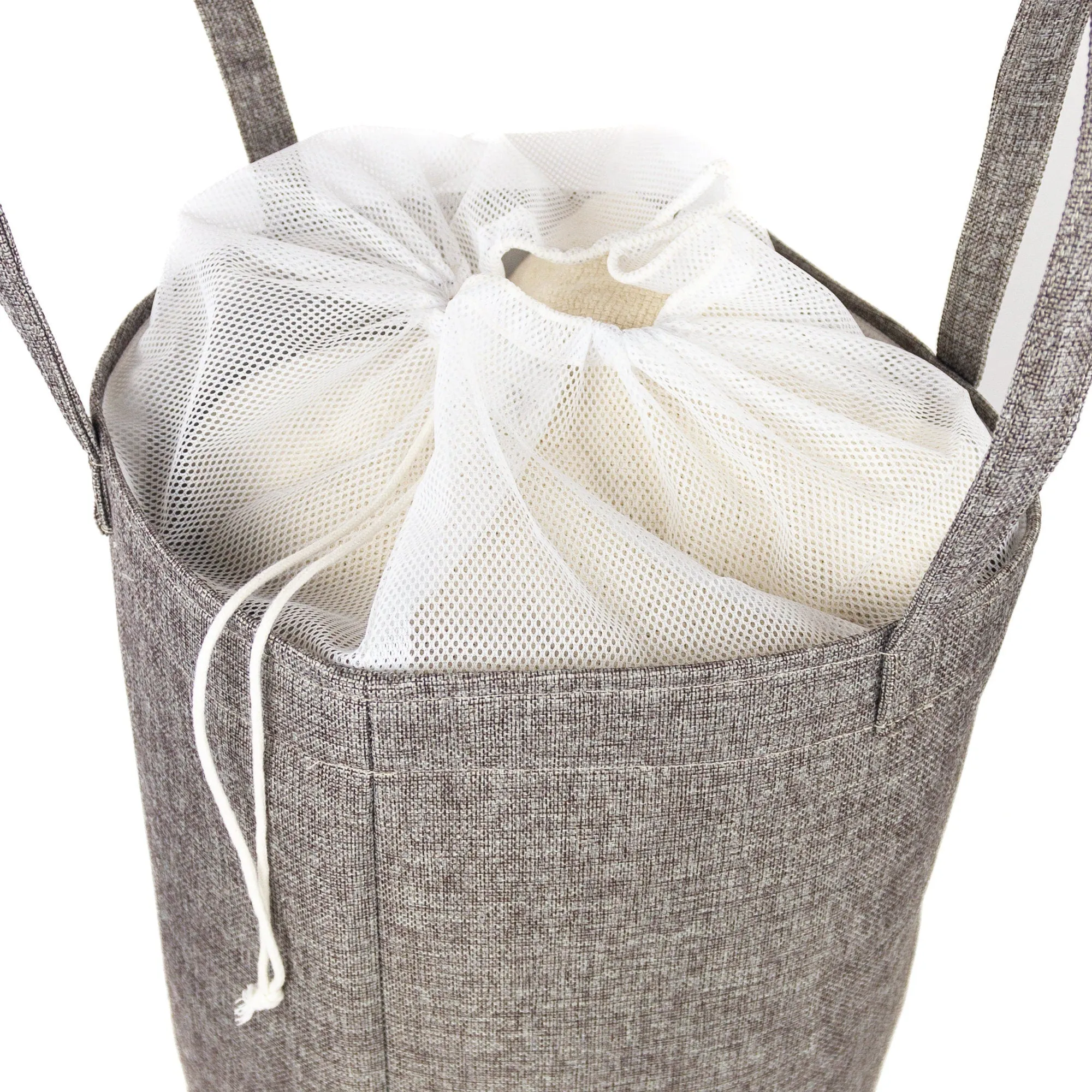 Foldable Waterproof Laundry Bin Organizer with Portable Handles