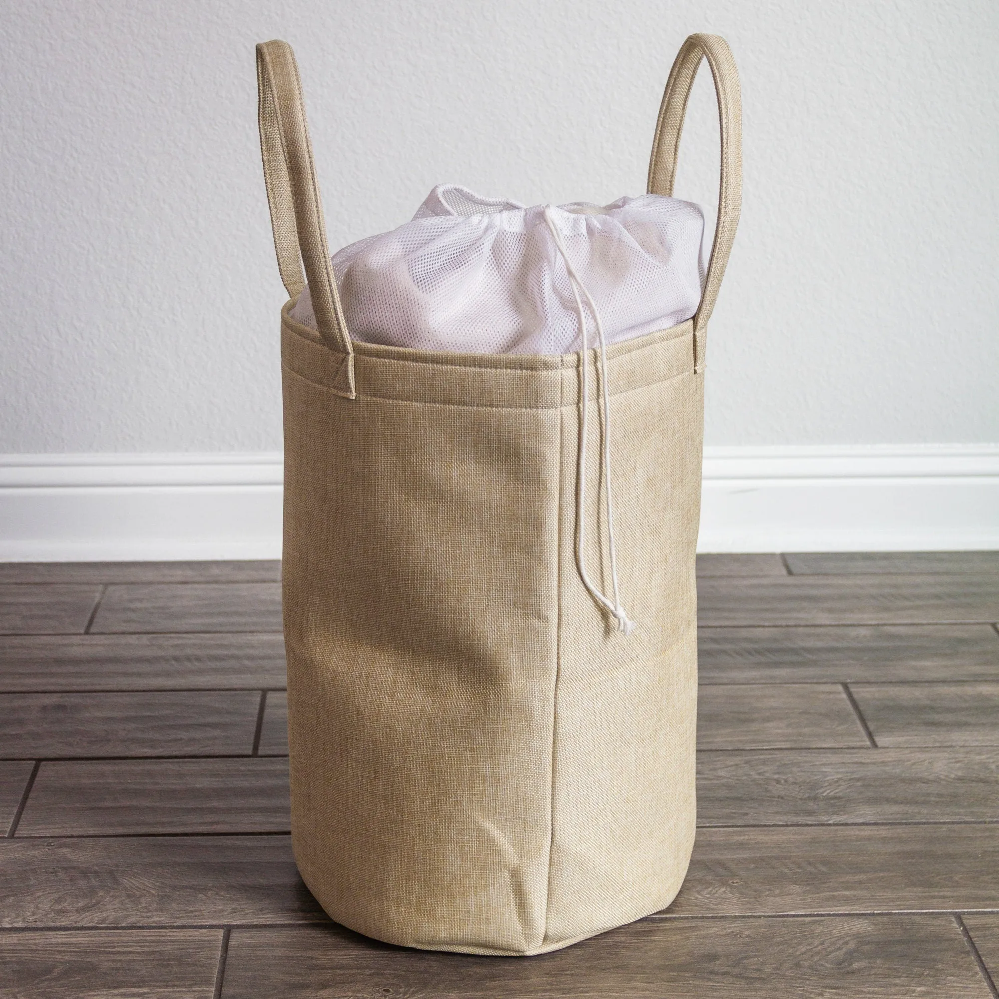 Foldable Waterproof Laundry Bin Organizer with Portable Handles
