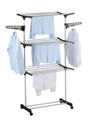 Folding 3-Tier Clothes Laundry Drying Rack