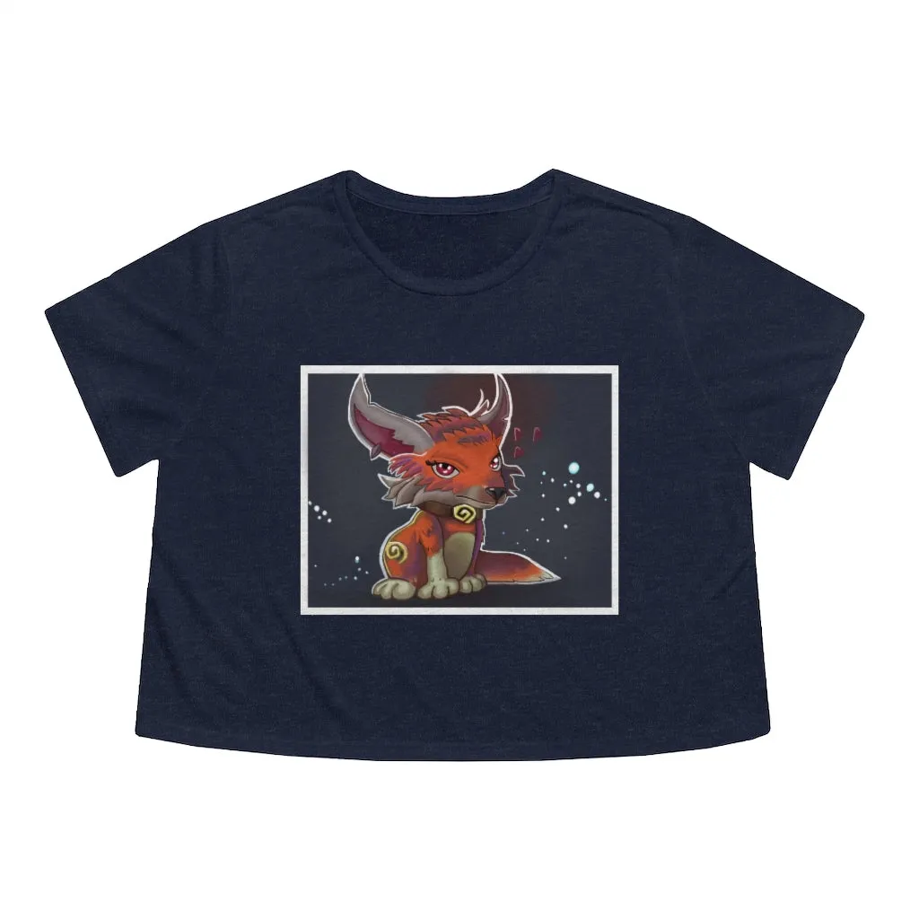 Foxxy Women's Flowy Cropped Tee