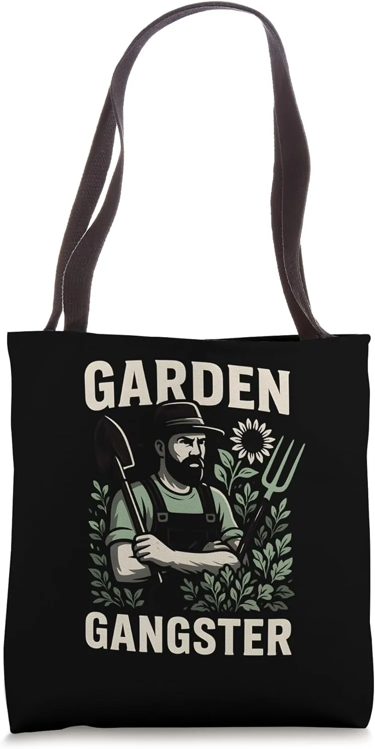 Garden Gangster Vintage Women's Botanical Tote Bag