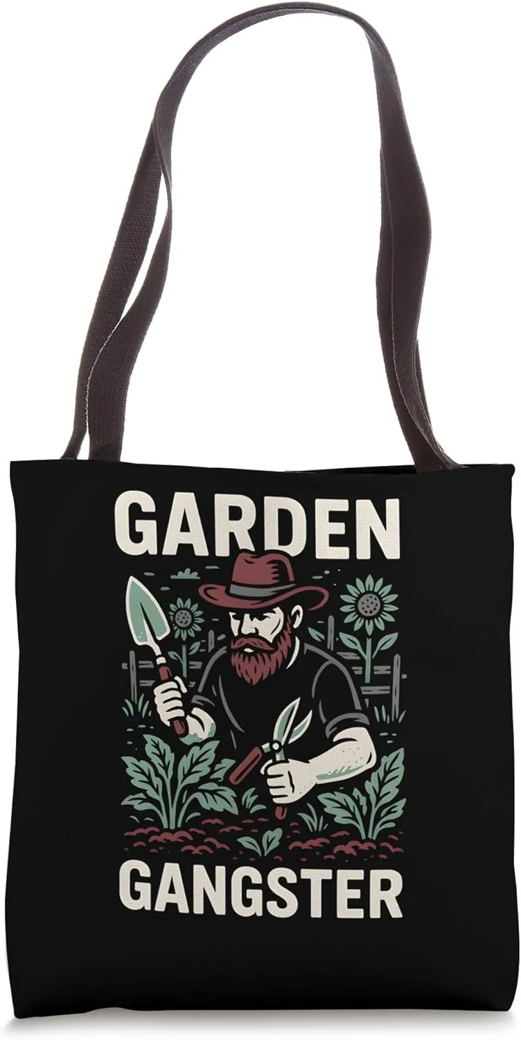 Garden Gangster Vintage Women's Botanical Tote Bag