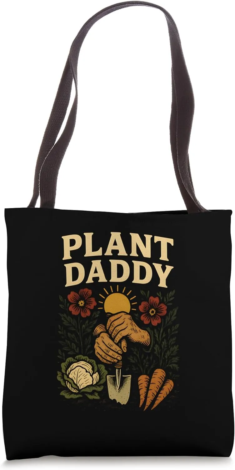Gardening Plant Daddy Vintage Women's Wildflower. Tote Bag