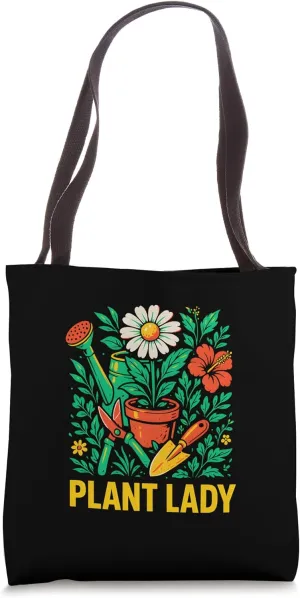 Gardening Plant Lady Vintage Women's Boho. Tote Bag