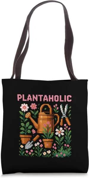 Gardening Plantaholic Vintage Women's Botanical Tote Bag