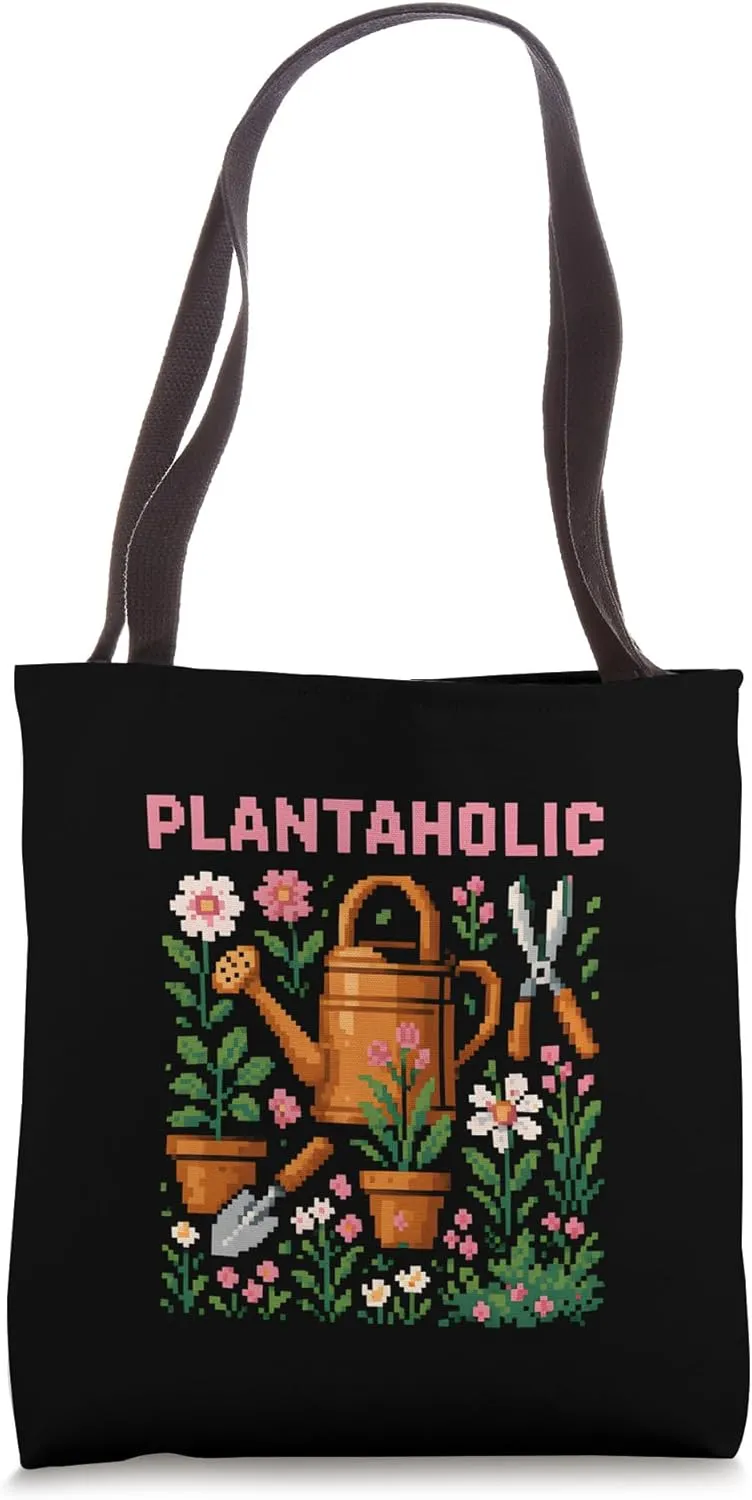 Gardening Plantaholic Vintage Women's Botanical Tote Bag