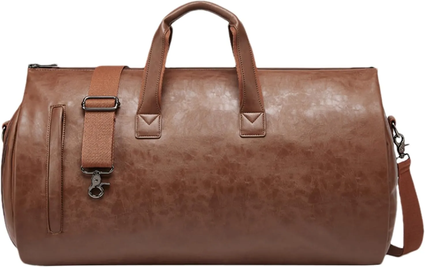 Garment Duffle Bags - Carry Garment Bag, Foldable Hanging Suitcase | Duffel Bag with Leather Shoe Compartment, 2 in 1 Leather Dress Suitcase Duffel Bag, Convertible Garment Bag for Travel Trips