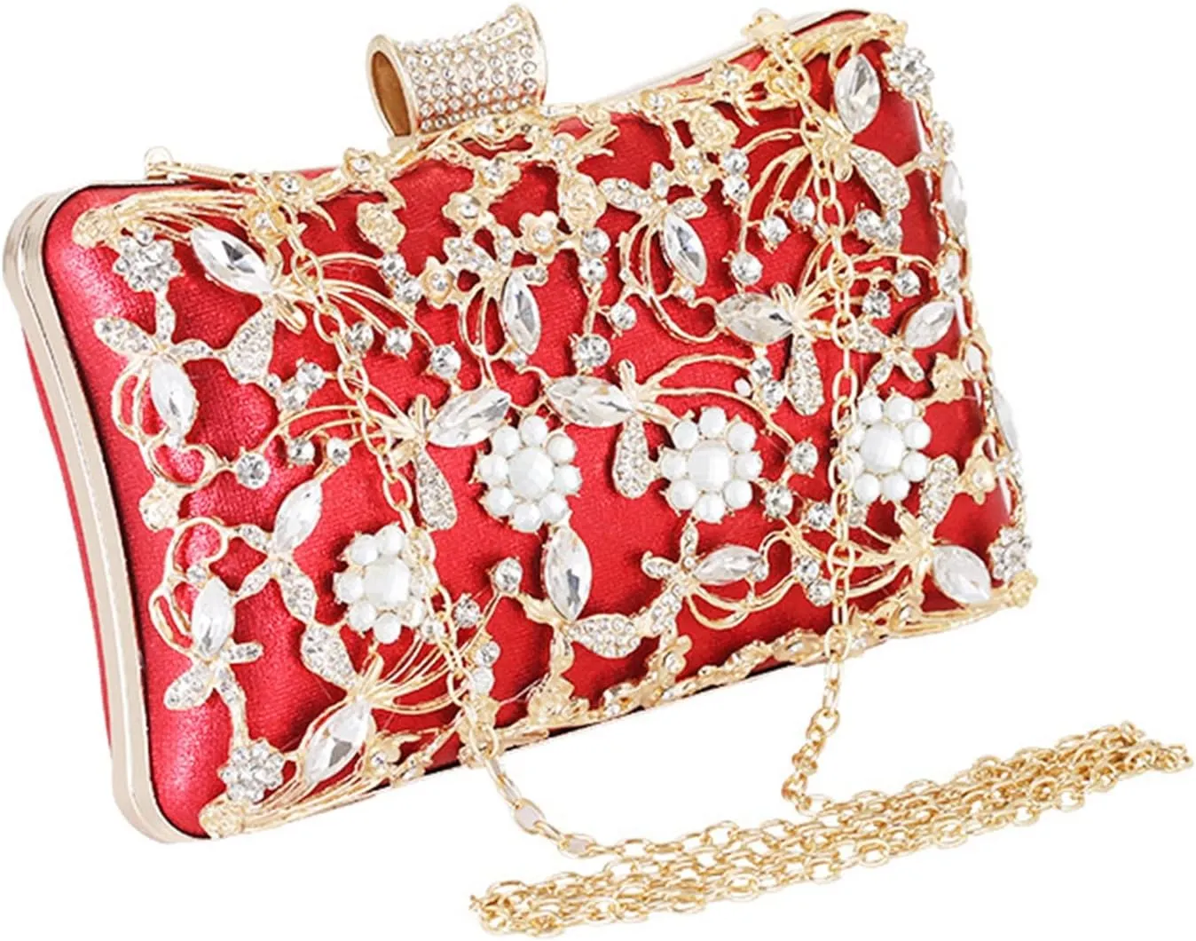 GIBZ Ladies Clutch Bag Women Banquet Clutch Dress Evening Bag for Party Prom Banquet