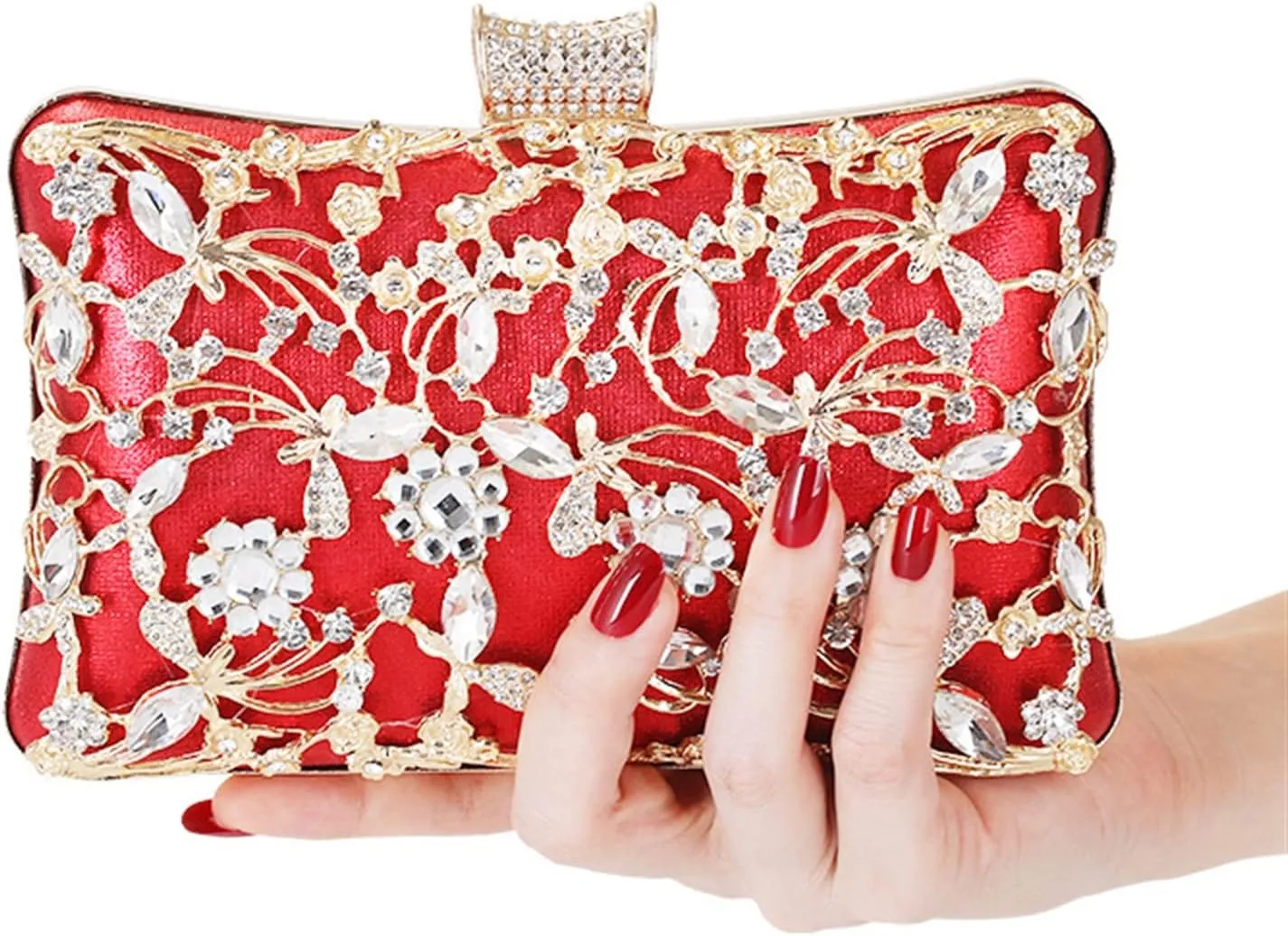GIBZ Ladies Clutch Bag Women Banquet Clutch Dress Evening Bag for Party Prom Banquet