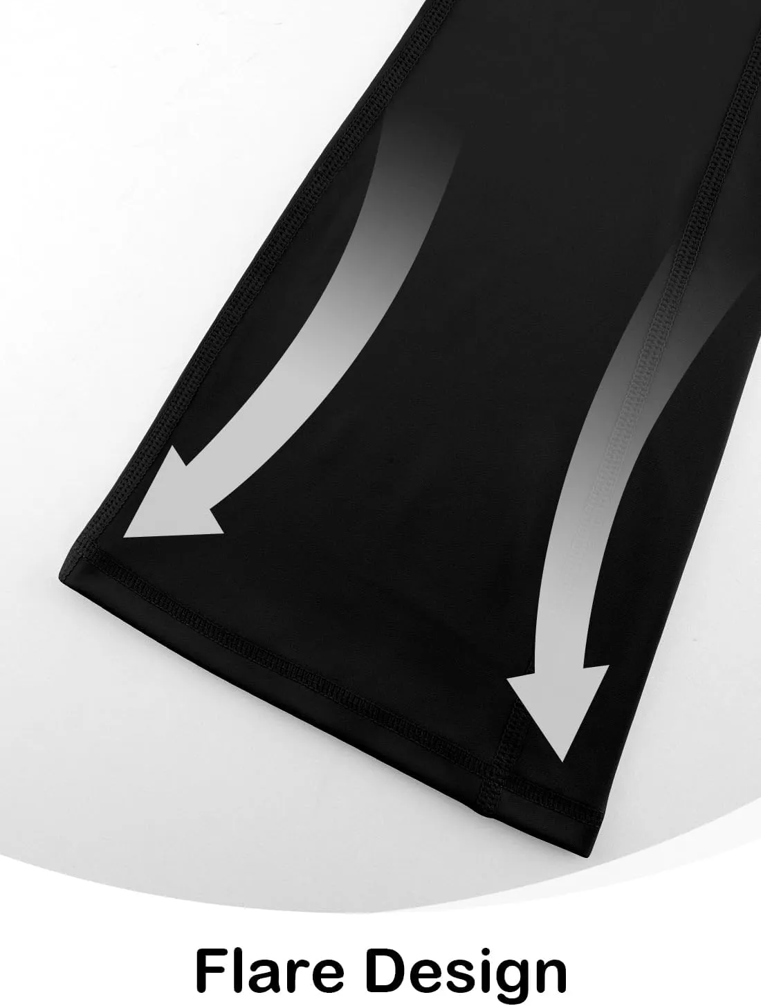 Girls Flare Yoga Leggings Cross High Waisted Dance Cute Activewear Kids Bell Bottoms Pants with Pockets 5-13 Years