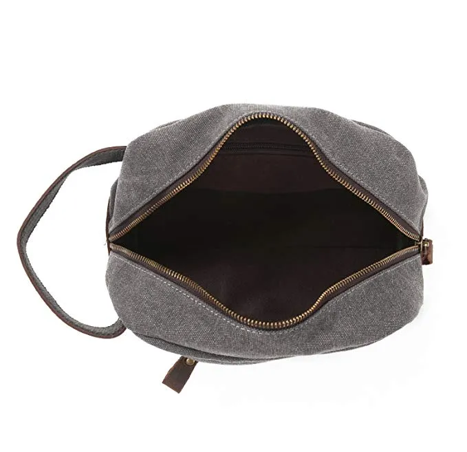 Groomsmen Gifts Monogrammed Toiletry Bag Personalized Dopp Kit Handmade Usher Gift