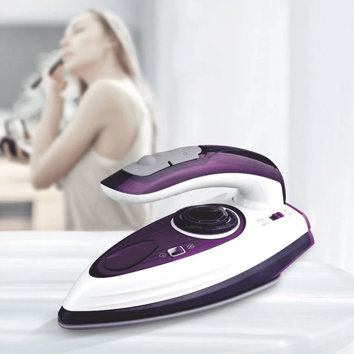 Handheld Steam Iron 3 Gear Electric Ironing Machine Portable Travel Home Cloth Garment Steamer