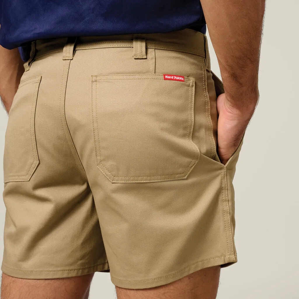Hard Yakka Relaxed Fit Cotton Drill Short With Belt Loops (Y05350)
