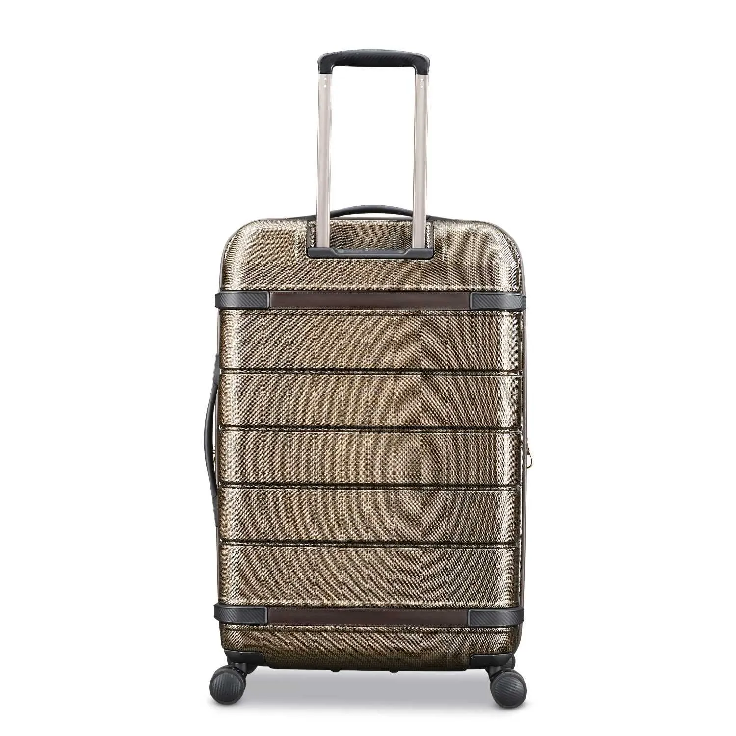 Hartmann Checked-Medium, Bronze Monogram/Espresso
