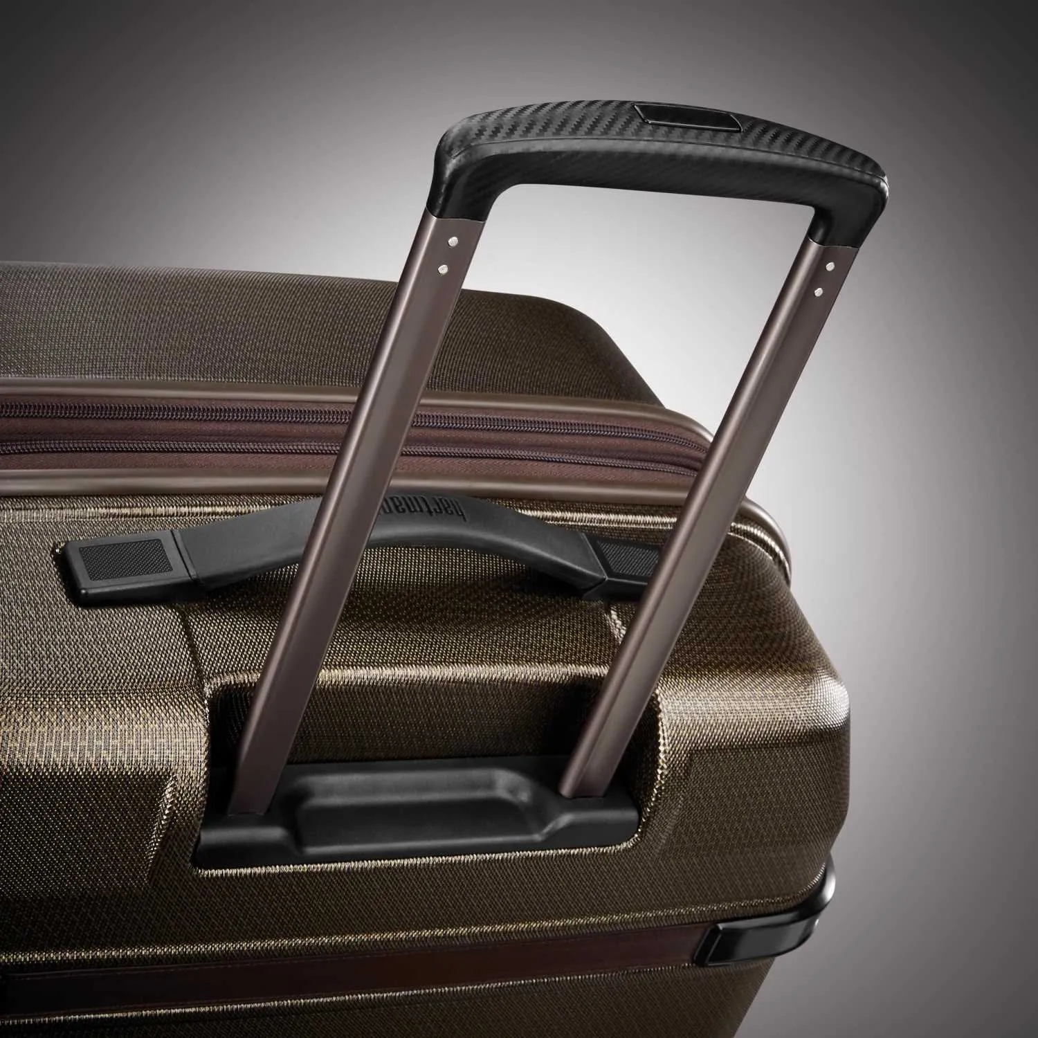 Hartmann Checked-Medium, Bronze Monogram/Espresso