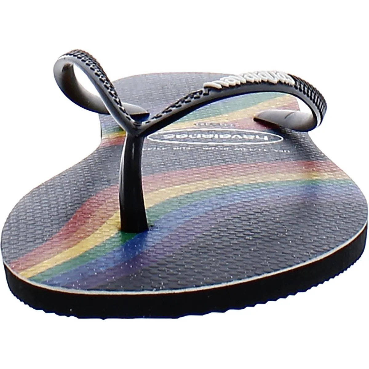 Havaianas Womens Slim Pride  Slip On Shimmer Flip-Flops
